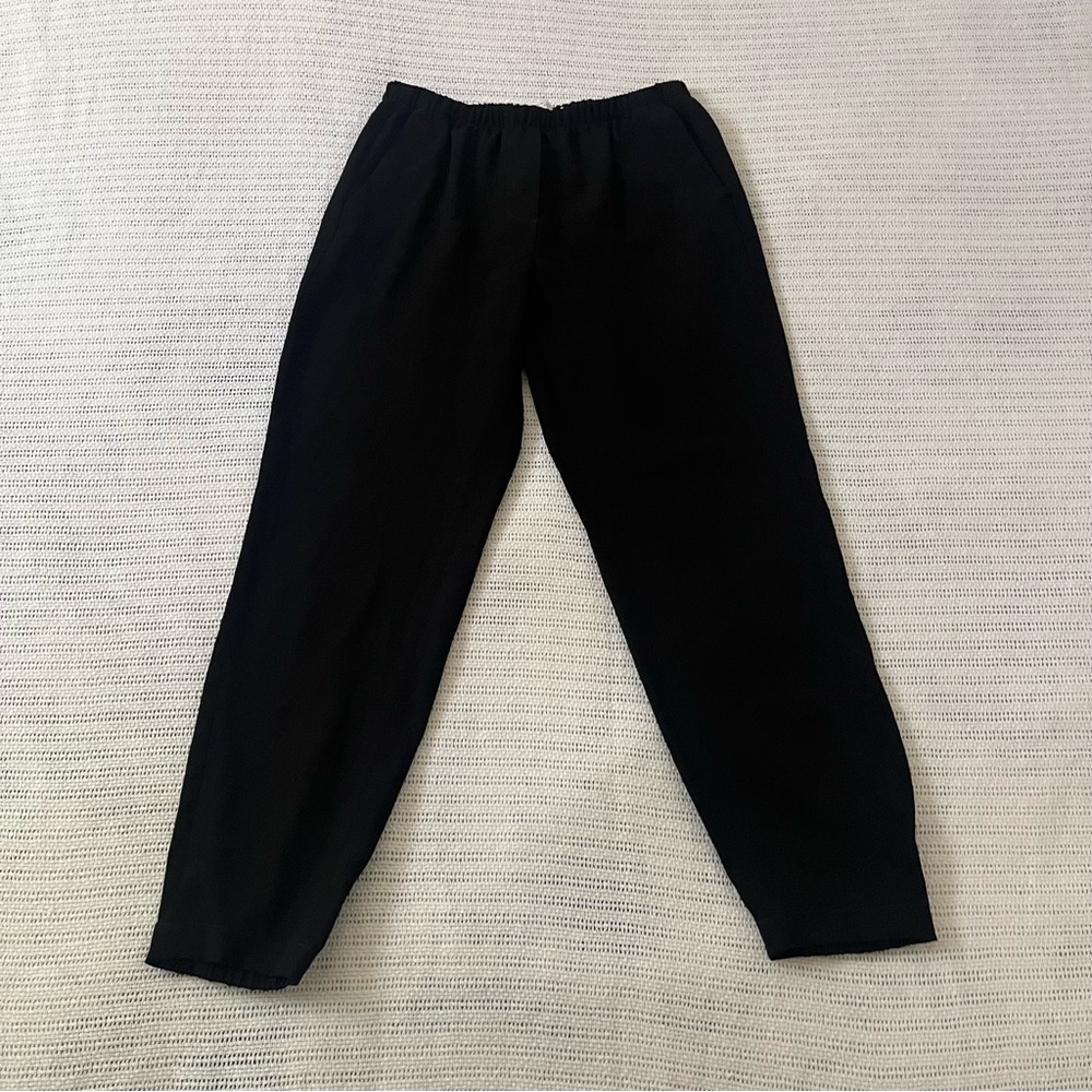 Vince Black Crepe Joggers